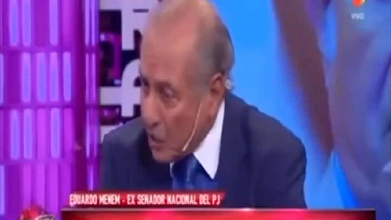Intratables le dio derecho a réplica a Eduardo Menem: "Me tienen harto, tienen trastorno"