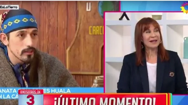 Increíble: en un programa de Canal 13 se burlaron de la vestimenta de Jones Huala