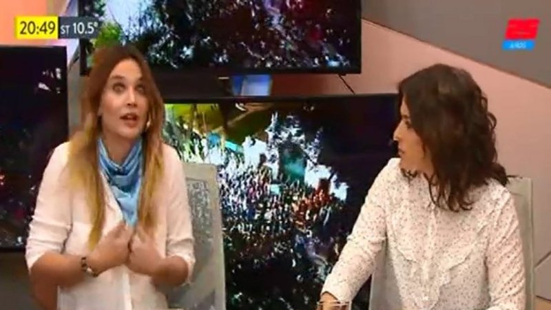 Granata fue a cuestionar el aborto, pero terminó a los gritos con conductora de TN