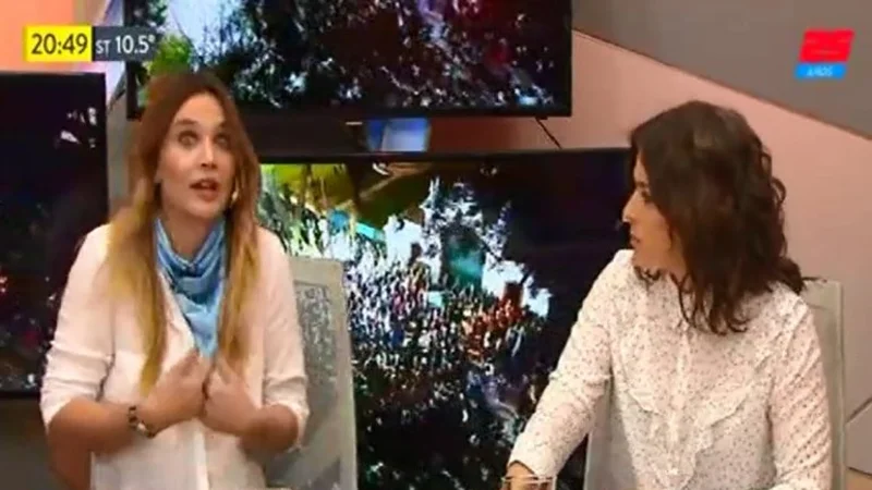 Granata fue a cuestionar el aborto, pero terminó a los gritos con conductora de TN