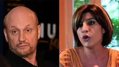 Fuerte cruce entre Campanella y Carolina Papaleo Fuerte cruce entre Campanella y Carolina Papaleo