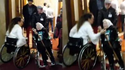 El curioso encuentro de Nora Cortiñas con Gabriela Michetti El curioso encuentro de Nora Cortiñas con Gabriela Michetti