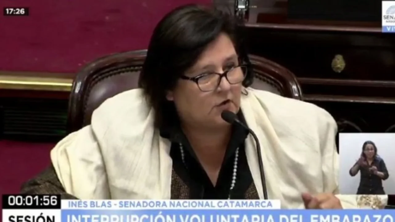 Una senadora presentó su renuncia en el medio de la sesión por el aborto