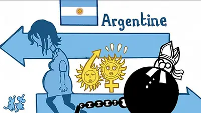 La dura caricatura de Le Monde contra la Argentina por el aborto La dura caricatura de Le Monde contra la Argentina por el aborto