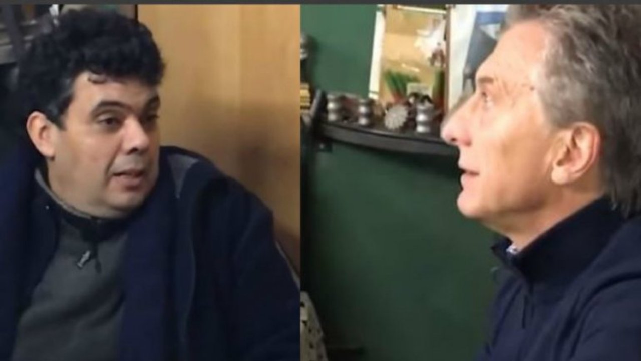 Macri fue a Lanús a ver a un votante de Cambiemos arrepentido: "¡La nafta está 37 pesos!"