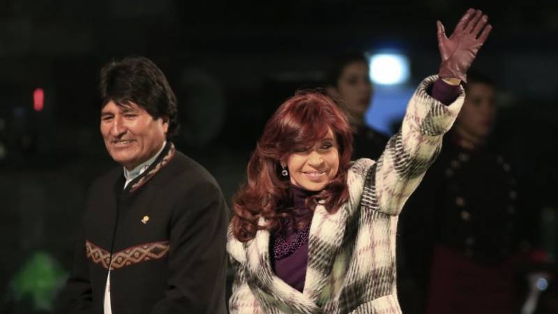 Evo Morales salió en defensa de Cristina luego de los allanamientos Evo Morales salió en defensa de Cristina luego de los allanamientos