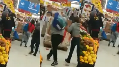 Saquearon un supermercado en Chubut y hubo nueve detenidos Saquearon un supermercado en Chubut y hubo nueve detenidos