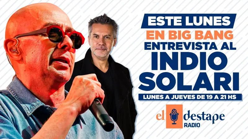 No te pierdas la entrevista exclusiva de El Destape Radio con el Indio
