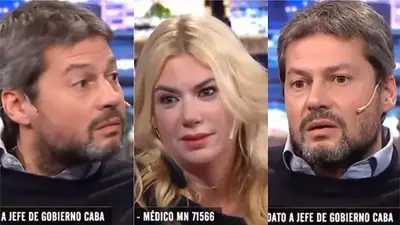 El cruce de Esmeralda Mitre con Matías Lammens en el programa de Luis Novaresio El cruce de Esmeralda Mitre con Matías Lammens en el programa de Luis Novaresio