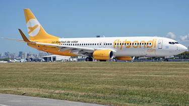 Avión de Flybondi aterrizó de emergencia por falla