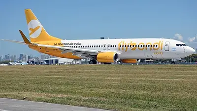 Un avión de Flybondi tuvo que aterrizar de emergencia en Ezeiza por una falla técnica Un avión de Flybondi tuvo que aterrizar de emergencia en Ezeiza por una falla técnica