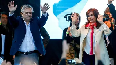 Elecciones 2019: impactantes fotos del cierre de campaña de Alberto Fernández y Cristina Kirchner Elecciones 2019: impactantes fotos del cierre de campaña de Alberto Fernández y Cristina Kirchner