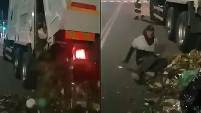 Video: Un hombre en situación de calle fue levantado por un camión de la basura Video: Un hombre en situación de calle fue levantado por un camión de la basura