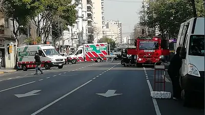 Incendio en el subte E: hay 25 personas afectadas Incendio en el subte E: hay 25 personas afectadas