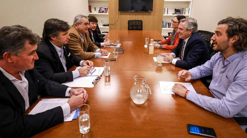 Elecciones 2019: Alberto Fernández se reunió con la Mesa de Enlace
