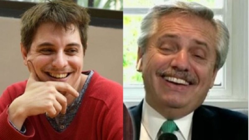 Desopilante: el diálogo de Alberto Fernández con su imitador Pesky