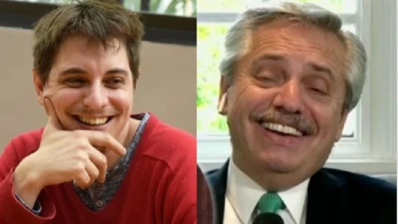 Desopilante: el diálogo de Alberto Fernández con su imitador Pesky