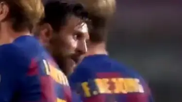 La furia de Messi con el árbitro después de ganarle a Nápoli