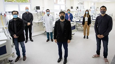 Kicillof recuperó un área de terapia intensiva abandonada por Vidal Kicillof recuperó un área de terapia intensiva abandonada por Vidal