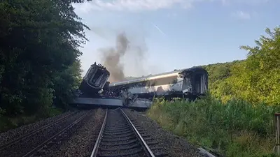 Final trágico: grave accidente de tren en Escocia deja múltiples víctimas Final trágico: grave accidente de tren en Escocia deja múltiples víctimas