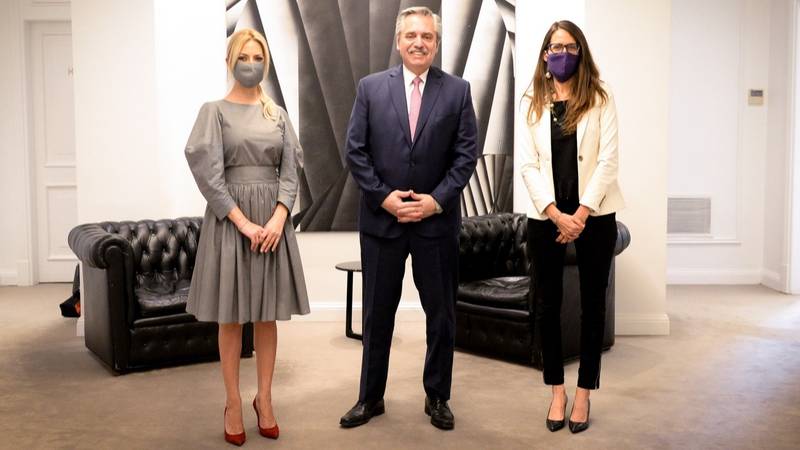 Fabiola Yañez se reunió con Gomez Alcorta por el trabajo no remunerado de las mujeres rurales 