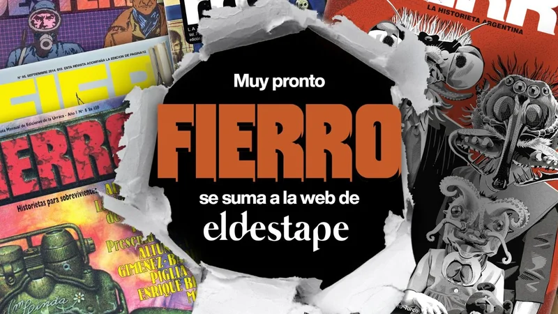 Fierro y El Destape, juntos: el regreso online de "La Historieta Argentina"
