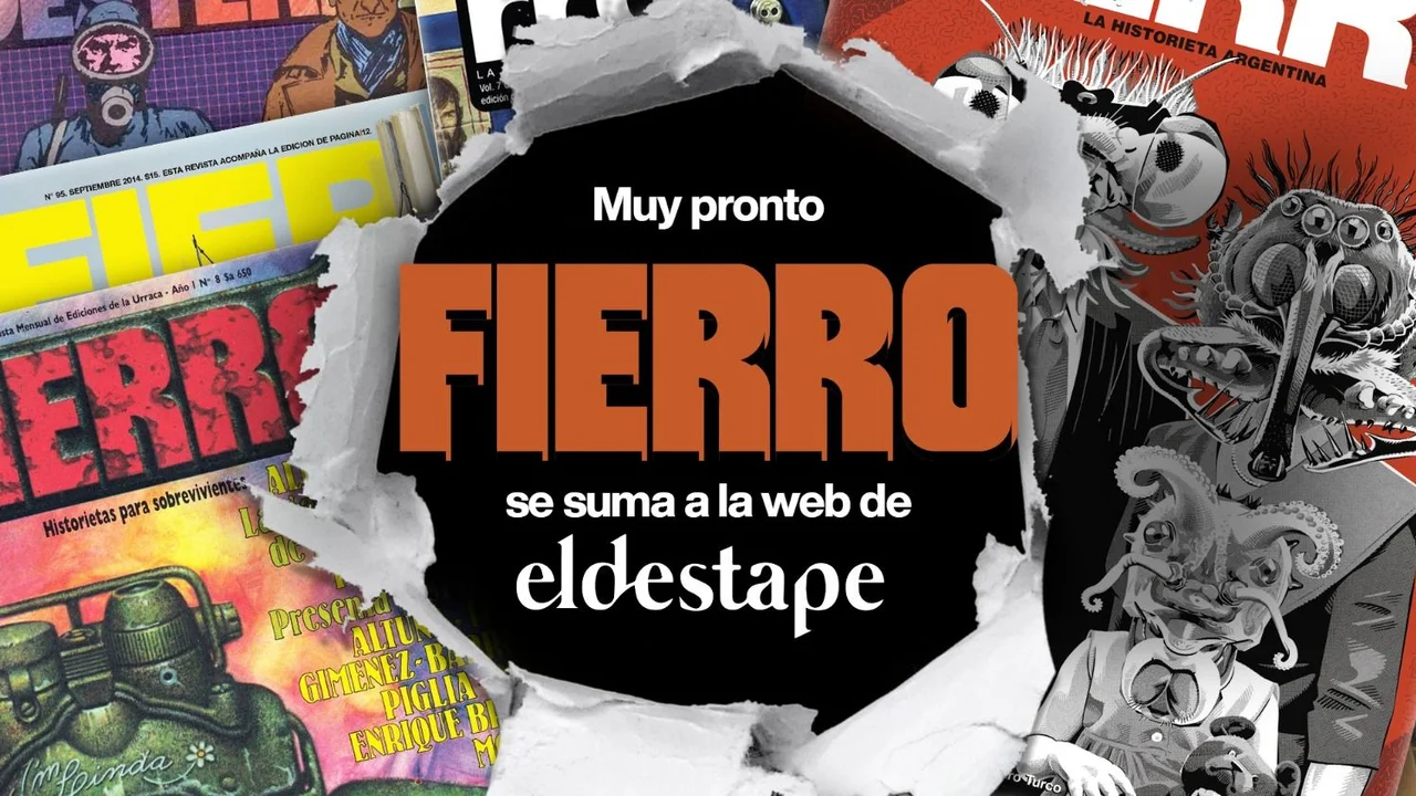 Fierro y El Destape, juntos: el regreso online de "La Historieta Argentina"