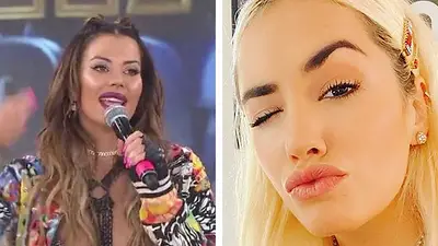 Lali Espósito sorprendió a Karina Jelinek con un mensaje de apoyo en el Cantando 2020 Lali Espósito sorprendió a Karina Jelinek con un mensaje de apoyo en el Cantando 2020
