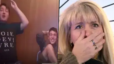 La emoción de los hijos de Karina, la taxista que ganó un 0KM en lo de Guido Kaczka La emoción de los hijos de Karina, la taxista que ganó un 0KM en lo de Guido Kaczka