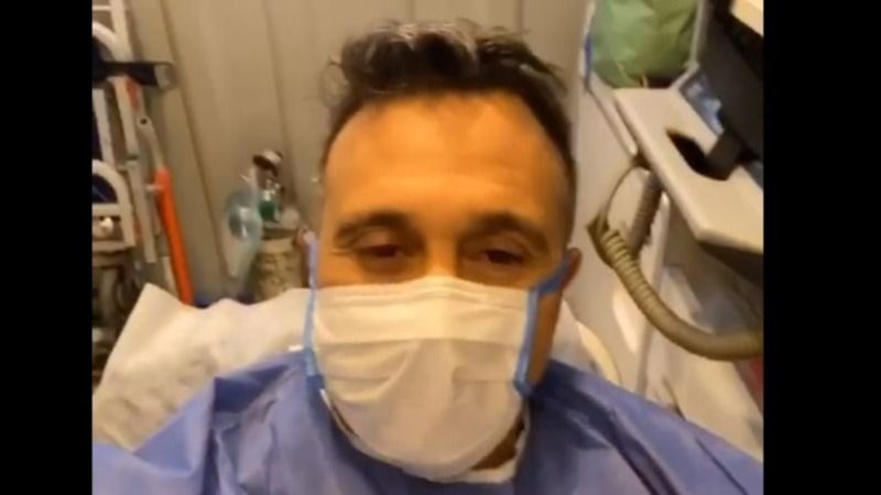 Preocupación por Lapegüe: es asmático y está internado con COVID