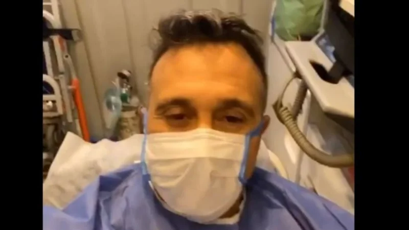 Preocupación por Lapegüe: es asmático y está internado con COVID