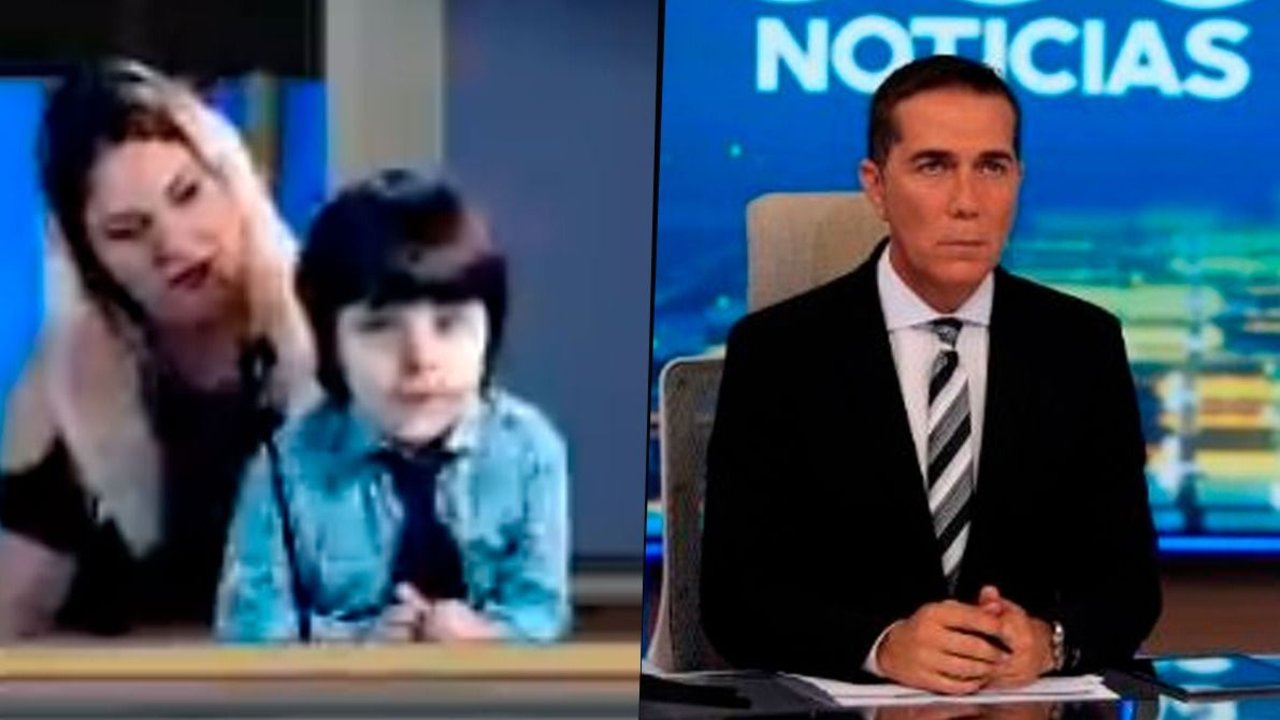 Furor por el niño fan de Rodolfo Barili: lo imita en un noticiero