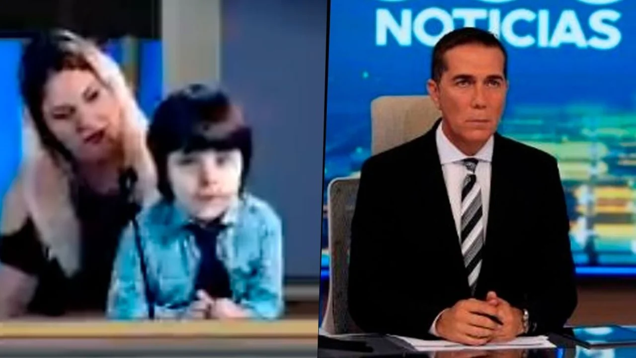 Furor por el niño fan de Rodolfo Barili: lo imita en un noticiero