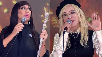 Cantando 2020: incómodo duelo y filosas chicanas entre Moria Casán y Nacha Guevara Cantando 2020: incómodo duelo y filosas chicanas entre Moria Casán y Nacha Guevara