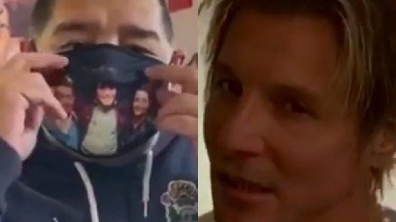 La emotiva publicación de Maradona y Caniggia contra el coronavirus: "Después del gol viene el abrazo"
