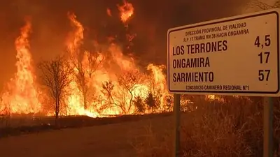 Los incendios en Córdoba no ceden: hay más de 14 mil hectáreas arrasadas Los incendios en Córdoba no ceden: hay más de 14 mil hectáreas arrasadas