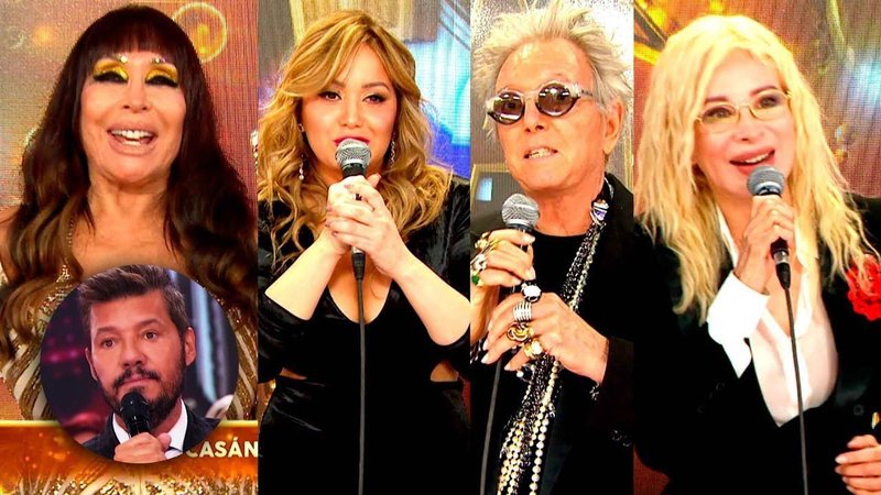 Marcelo Tinelli y el jurado del Bailando 2020