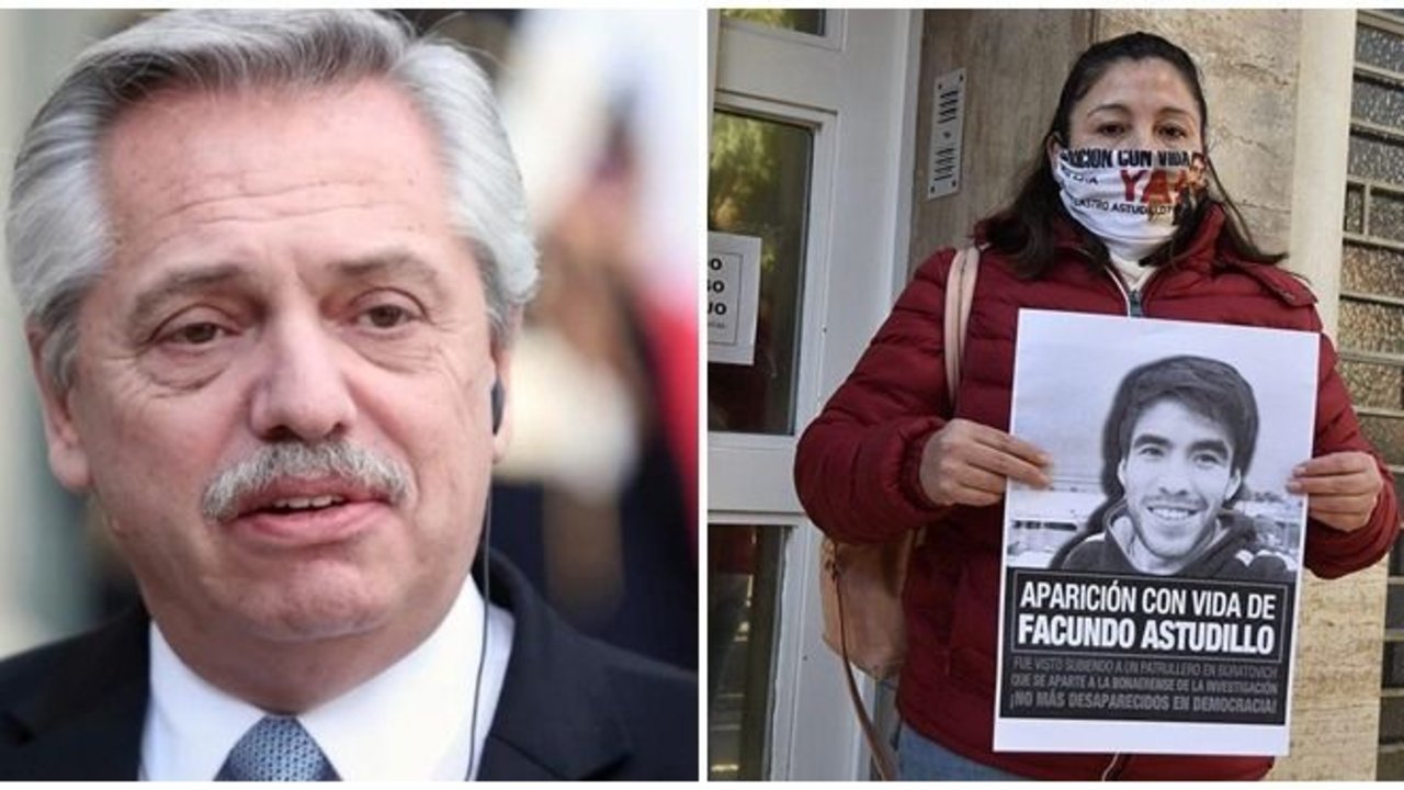 "Es hermoso": el regalo de Alberto Fernández a la mamá de Facundo Astudillo Castro