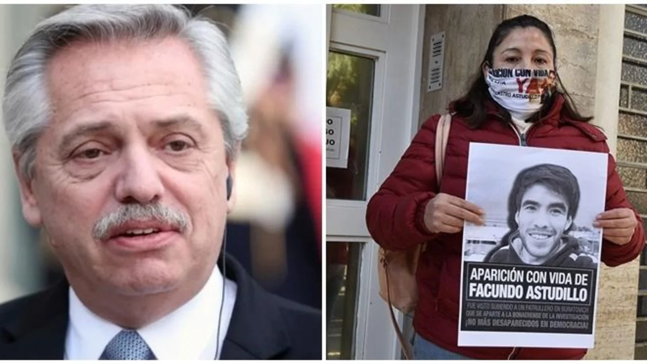 "Es hermoso": el regalo de Alberto Fernández a la mamá de Facundo Astudillo Castro