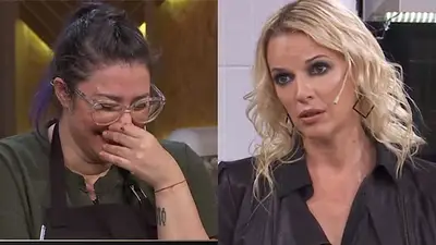 Carina Zampini enojada con una participante de El Gran Premio de la Cocina Carina Zampini enojada con una participante de El Gran Premio de la Cocina
