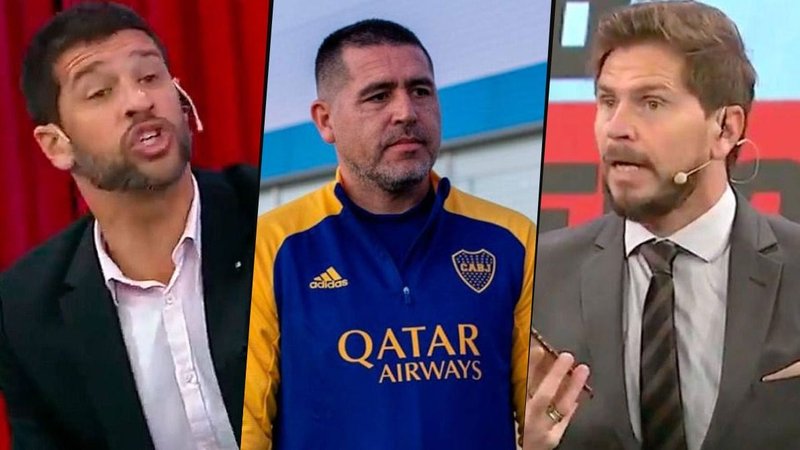 Sebastián Domínguez discutió con El Pollo Vignolo por el mensaje que Riquelme le mandó a los jugadores de Boca