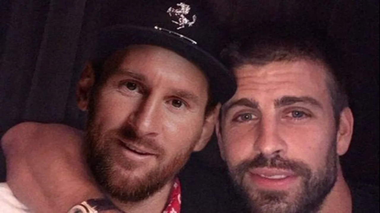 Lionel Messi y Gerard Piqué