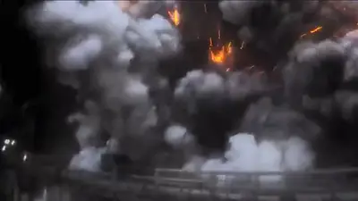 Siderar- Explosión Siderar- Explosión