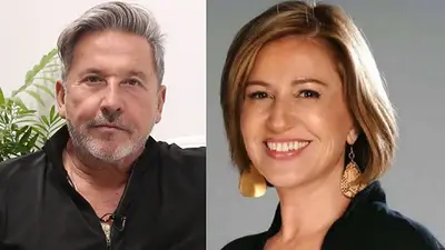 Ricardo Montaner y Mercedes Morán. Ricardo Montaner y Mercedes Morán.
