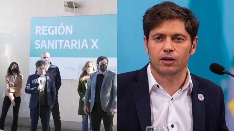 Axel Kicillof cruzó a una periodista durante el acto que dio en Chivilcoy