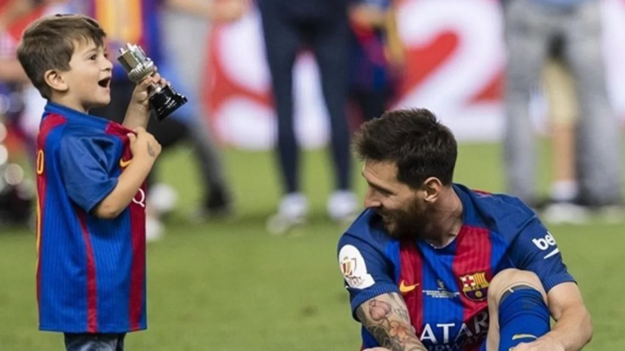 Lionel Messi, Thiago Messi, Barcelona, fútbol