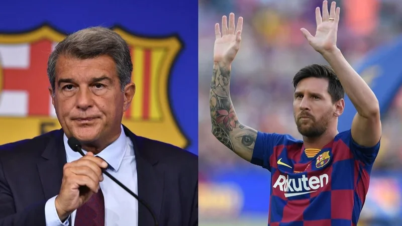 Joan Laporta Barcelona Lionel Messi