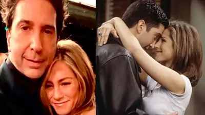 Jennifer Aniston y David Schwimmer. Jennifer Aniston y David Schwimmer.