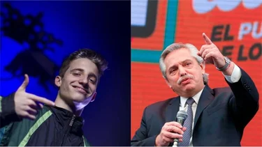 Alberto Fernández sorprendió con un elogio a Wos: "Me impresiona mucho"