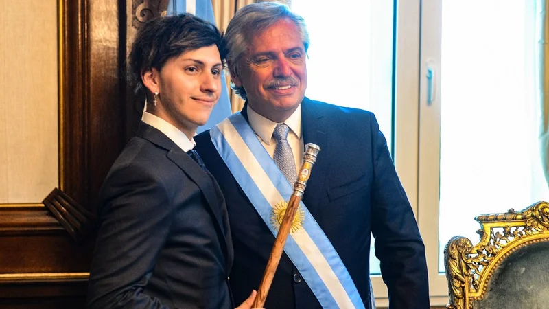 Tani y Alberto Fernández.